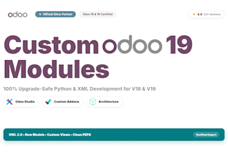 develop custom odoo 19 modules