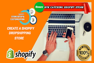 create shopify website dropshipping store in low of cost
