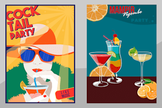 design a minimalist poster or flyer