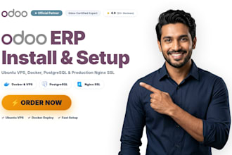install, setup, and configure odoo on vps