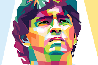 make cool wpap style potrait