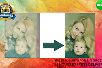 old photo restoration repair fix damage