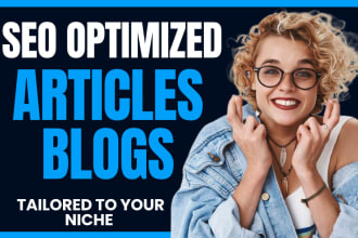 craft captivating SEO blog, article, and blog writing as a content writer