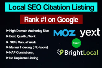 do best local seo citations from yext moz and brightlocal