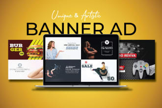 design artistic banner, header or slider for your website