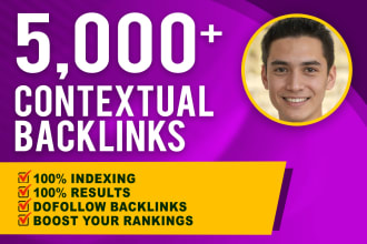 provide 5000 tiered seo contextual backlinks