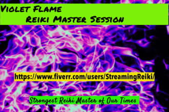 do violet flame reiki master healing