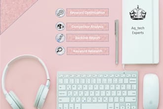 do profitable keyword researches and indepth competitor analysis