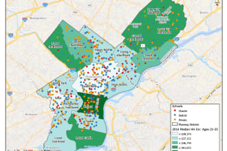 map demographic data with gis