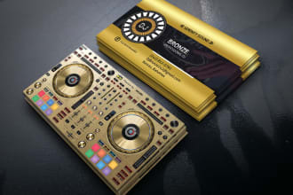 design your dj business card