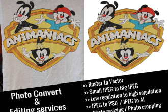do convert small photo to large photo with high resolutions