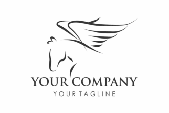 design clean and unique logo for horse farm dog animal pet equestrian