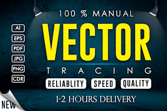 redraw, trace, and vectorize your logo, sketch, or image