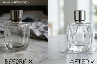 do product photo editing and retouching with cleanup
