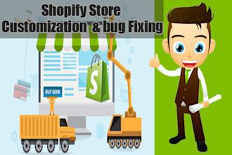 shopify customization and bug fix
