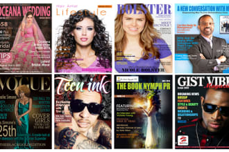 design a magazine cover