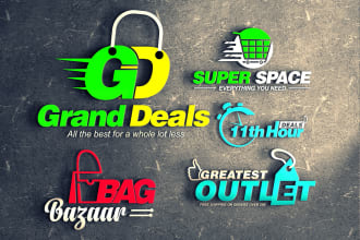 design a modern shopify ecommerce logo for online store