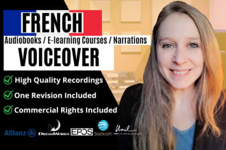 be your great french voiceover for narration and audiobooks