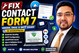 create or fix wordpress contact form 7 issues