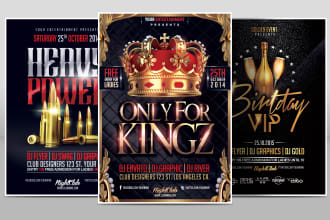 do club flyer or party flyer and  event flyer