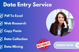 do data mining, data collection and real state data entry