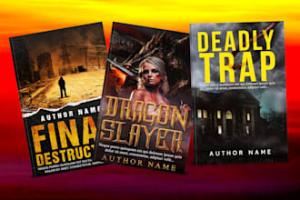 design professional book cover for ebook kindle or report