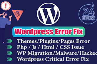 fix wordpress bugs or error