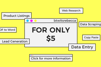 work on any type of data entry