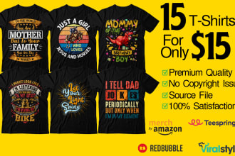 do bulk t shirt design for print on demand business