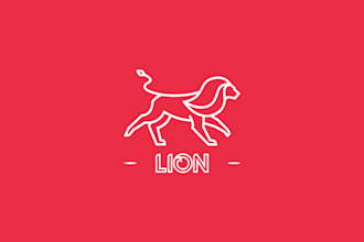 design flat logo with source file
