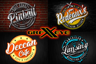design awesome retro vintage logo