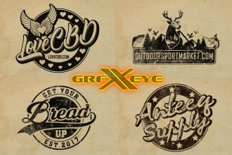 do vintage, retro badge, outdoor, or business logo design