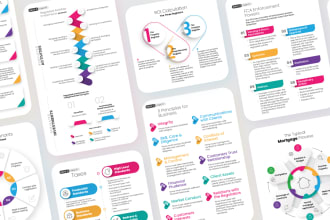 design a professional and unique infographic