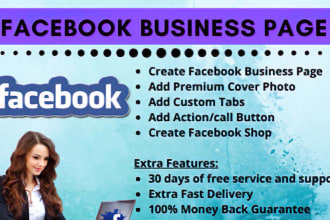 create and setup facebook business page