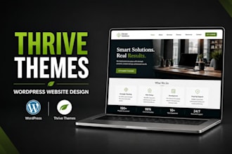 design a wordpress website with thrive themes and plugins