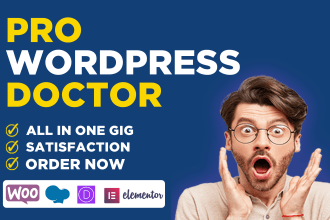 professionally fix wordpress issues, errors and bugs