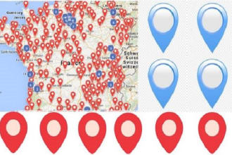 create 8000 google point map citations for local SEO