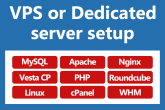 configure vps or dedicated server upon your requirements