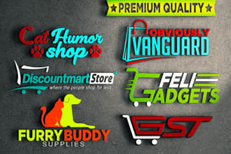 do logo design for website,blog,ebay,etsy, shopify, amazon,online store