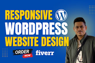 build responsive wordpress website or blog development