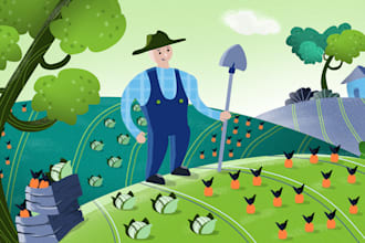 Review  create an original children book illustrations