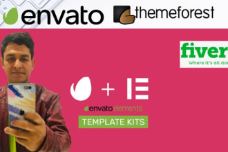 install themeforest theme demo, elementor demo import, customize template, theme