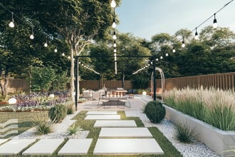 创建您的前花园后庭院景观设计