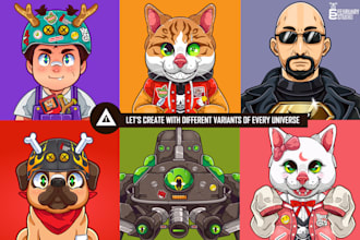 make a cool avatar for you with the theme you want