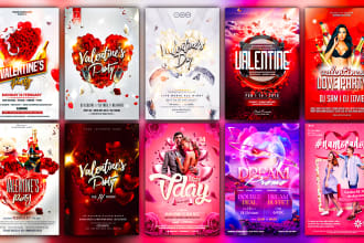 do special valentines day flyer or poster for you