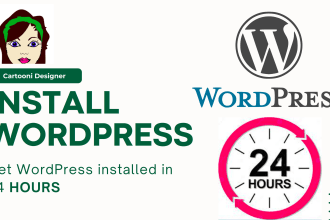install wordpress and setup wordpress theme for your website