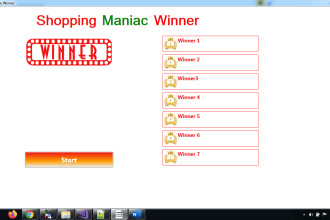 provide a software where application can pick a winner for new year, luck draw
