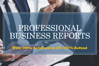 write business reports, analytical reports, and management reports