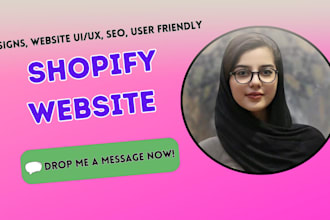 create professional shopify website or online shopify store