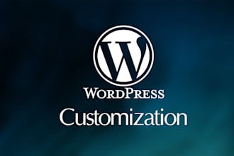 do wordpress and woocommerce customization